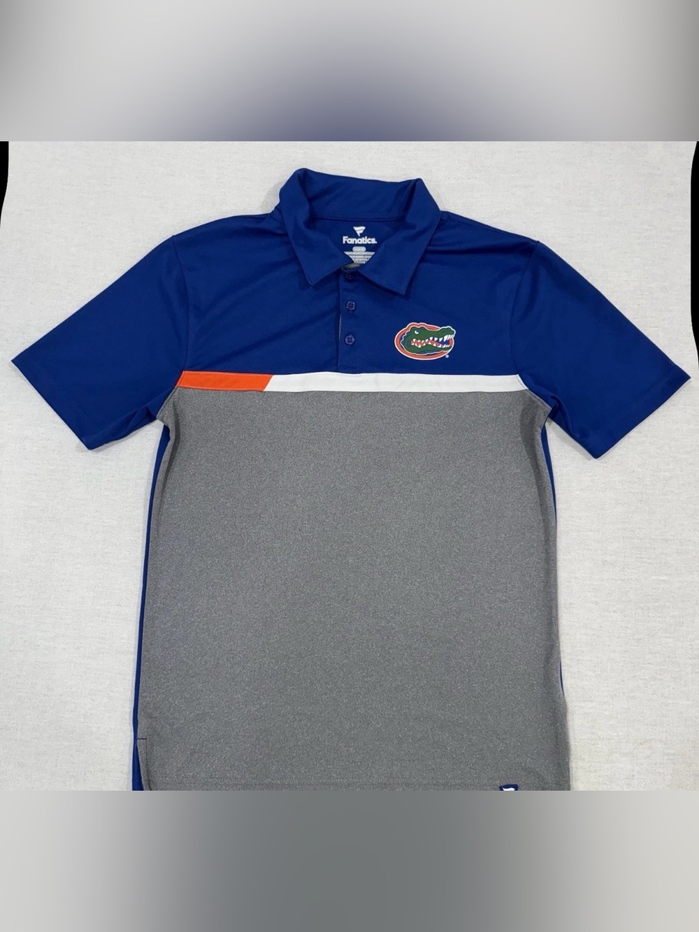 Florida GatorsPerformance Polo Shirt Men’s XL Color Block‎ Blue Gray
